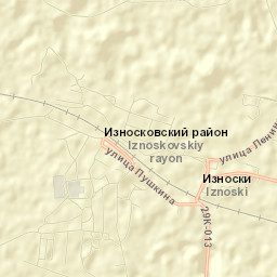 Iznoskovskiy rayon Street Map
