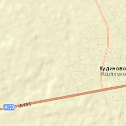 Kudinovo Street Map