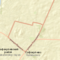 Safakulevo Street Map