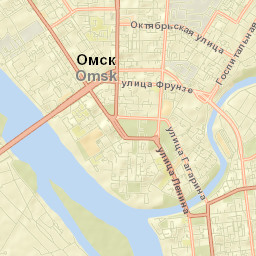 Omsk Street Map