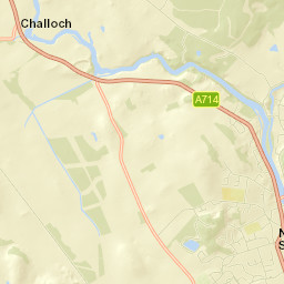 Old Military Road, Newton Stewart, Dumfries and Galloway Street Map
