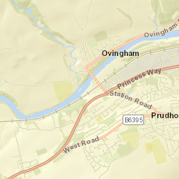 Prudhoe Street Map