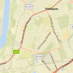 Hebburn Street Map
