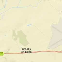 Crosby-on-Eden, nr Rose Cottage (W-bound, Unmarked) Street Map