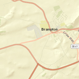 A6071, Brampton, Cumbria CA8, UK Street Map