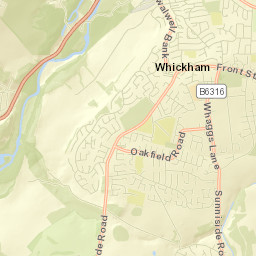 Whickham Street Map