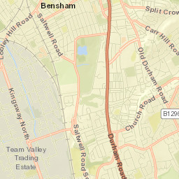 190 Kingsway South, Team Valley Trading Estate, Gateshead, Ty Street Map