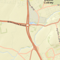 The Boldons Street Map