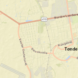 Tønder Street Map