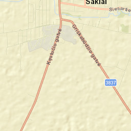 Sakiai Street Map