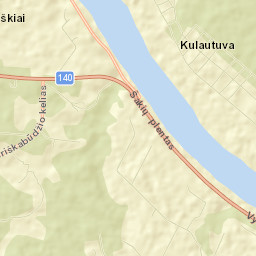 Kulautuva Street Map