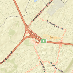 Šilainiai Street Map