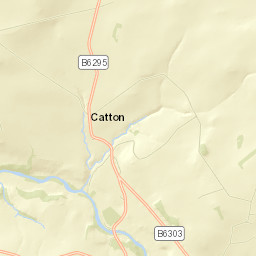 B6295, Hexham, Northumberland NE47, UK Street Map