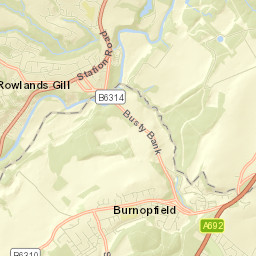 87 Burnopfield Road, Rowlands Gill, Tyne and Wear NE39 1QQ, U Street Map