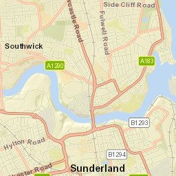 Sunderland Street Map
