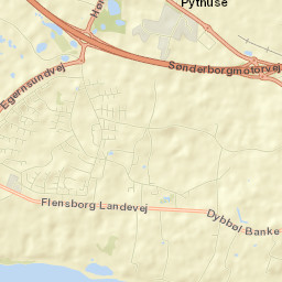 Dybbøl Street Map