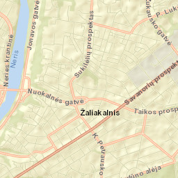 Kaunas Street Map