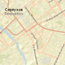 Serpukhovskiy Rayon Street Map