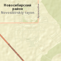 Krasnoobsk Street Map
