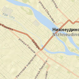 Nizhneudinsk Street Map