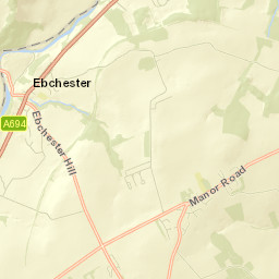 17 Handley Cross, Medomsley, Consett Street Map