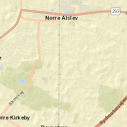 Nørre Alslev Street Map