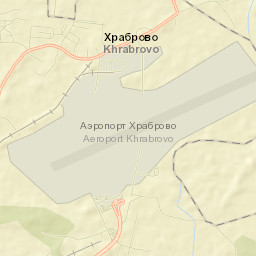 Khrabrovo Street Map