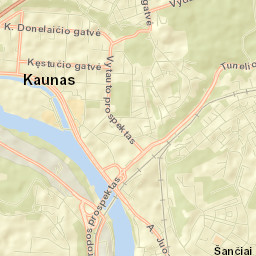 Aleksotas Street Map