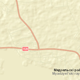 Myadzyel Street Map