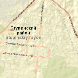 Stupino Street Map