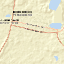 Voznesenskoye Street Map