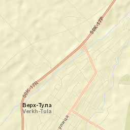 Verkh-Tula Street Map