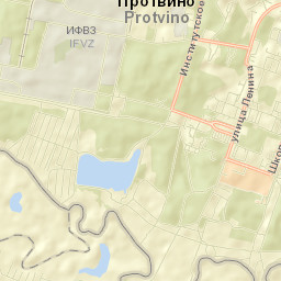 Protvino Street Map