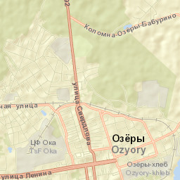 Ozëry Street Map
