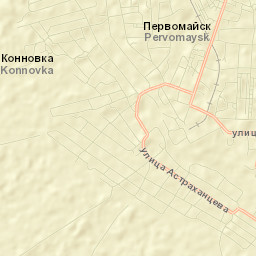 Pervomaysk Street Map