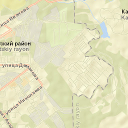 Akademgorodok Street Map