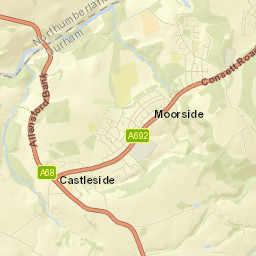 Allensford Bridge, Consett, Northumberland DH8, UK Street Map
