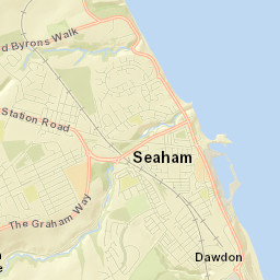 Seaham Street Map