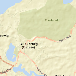 Glücksburg Street Map