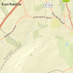 East Rainton Street Map
