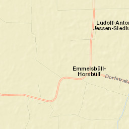 Emmelsbüll-Horsbüll Street Map