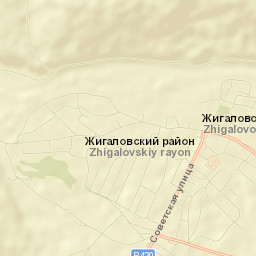 Zhigalovo Street Map