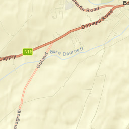Ballybofey Street Map