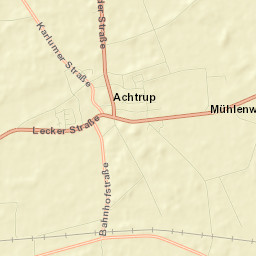 Achtrup Street Map