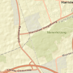 Harrislee Street Map