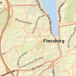 Flensburg Street Map