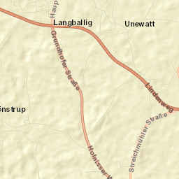 Langballig Street Map