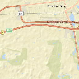 Sakskøbing Street Map