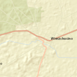 Wierzchucino Street Map