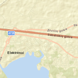 Elektrėnai Street Map
